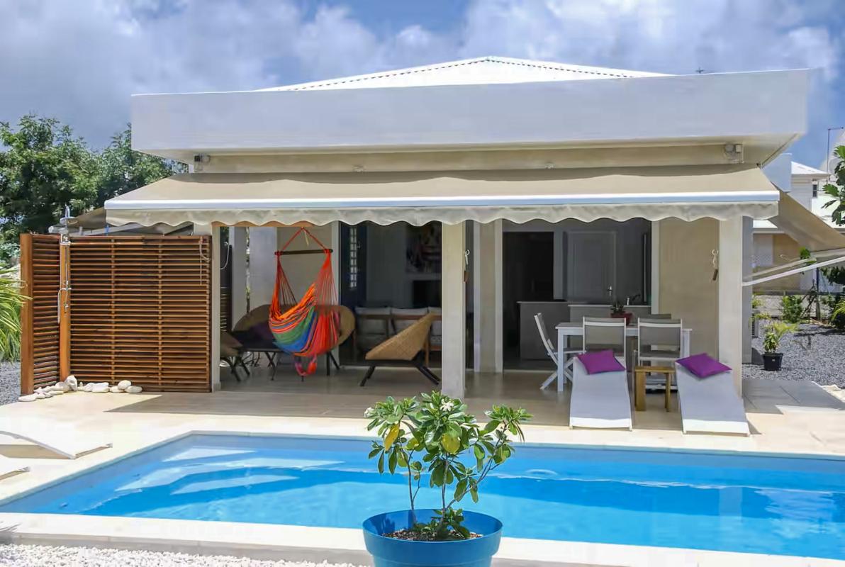 3.Location villa piscine Saint François Guadeloupe_Vue ensemble